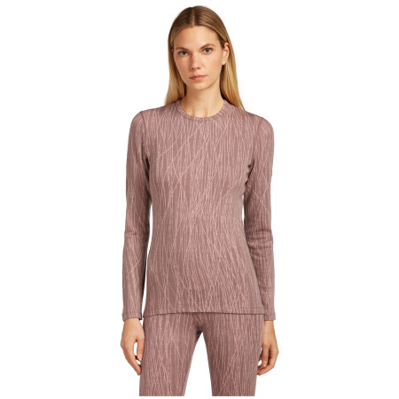 Damen-Funktionsshirt Icebreaker Women Merino 260 Tech Vertex LS Crewe Delta Lines AOP