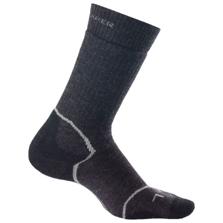 Damensocken Icebreaker Women's Hike+ Medium Crew (2018) schwarz JetHthr/Silver/Black