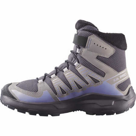 Kinderschuhe Salomon Xa Pro Winter Wp J Nine Iron-Gull-Cosmic Sky