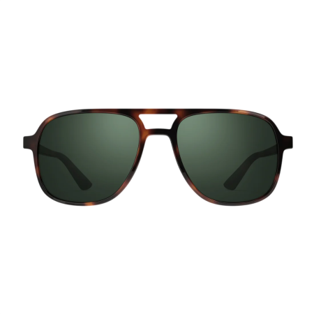 Sonnenbrille Vallon Howlin' - Non-polarized grün/braun Dark Tortoise