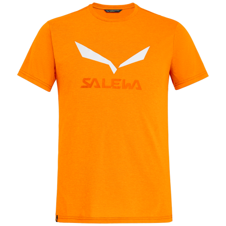 Herren-T-Shirt Salewa Solidlogo Dri-Rel M S/S Tee orange GloryMelange