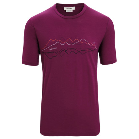 Herren-Funktionsshirt Icebreaker Men Tech Lite II SS Tee lila Go Berry