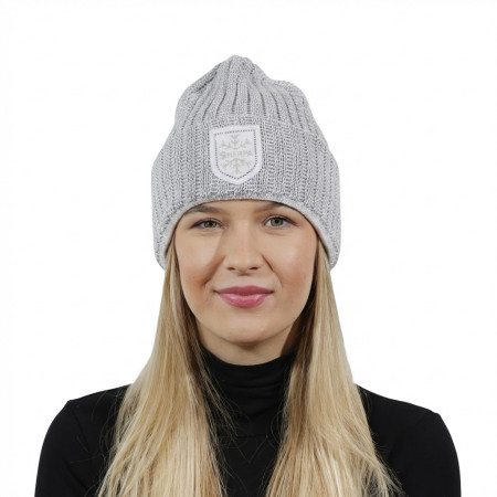 Damenmütze Sherpa Lucia hellgrau light grey 19220/20843