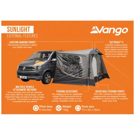 Vorzelt für Wohnwagen Vango Sunlight 240