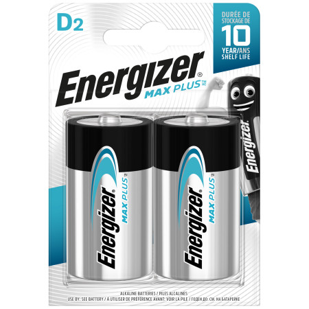 Batterie Energizer Max Plus velký monočlánek D silber