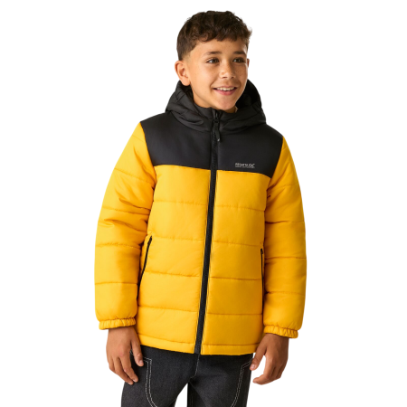 Kinder Winterjacke Regatta Lofthouse Black/Mustard gelb/schwarz Black/Mustard Seed