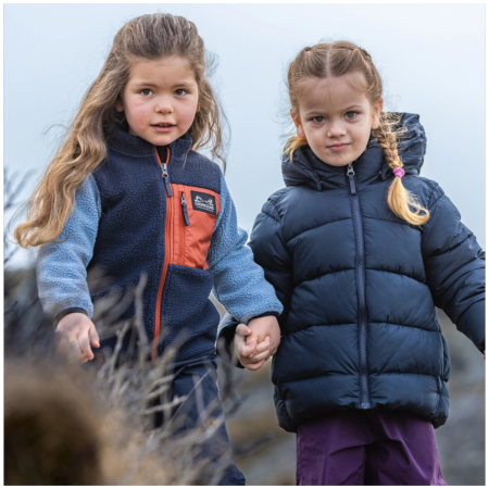 Kinder-Sweatshirt Didriksons Anten Kids Fullzip 2 Winter Blue