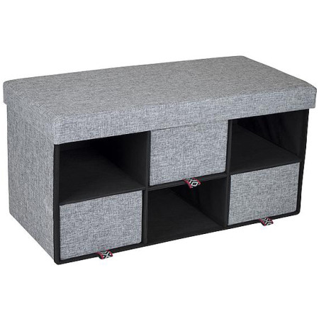 Hocker Bo-Camp Barnet Ottoman grau Grey