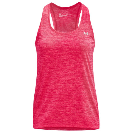 Damenunterhemd Under Armour Tech Tank - Twist rosa Penta Pink / Knock Out / Metallic Silver
