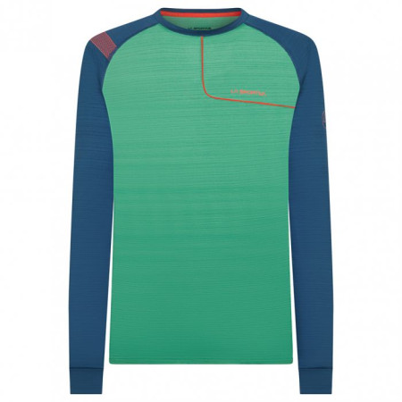 Herren-T-Shirt La Sportiva Tour Long Sleeve M 2021 grün/blau GrassGreen/Opal
