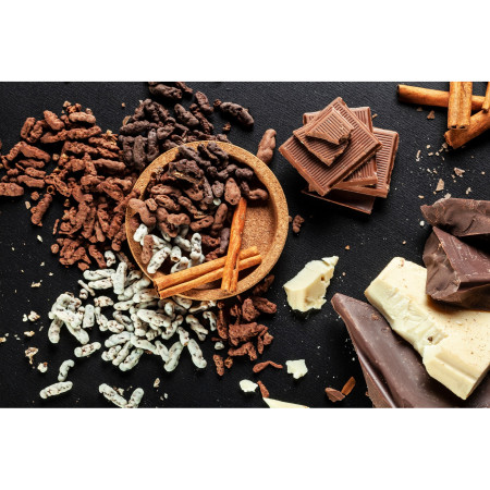 Essbare Grillen Sens Grillen in dunkler Schokolade