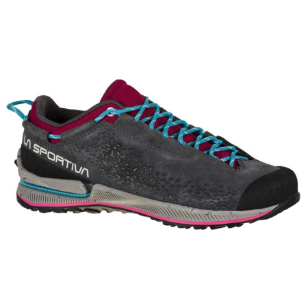 Damenschuhe La Sportiva TX2 Evo Leather Woman grau Carbon/Red Plum