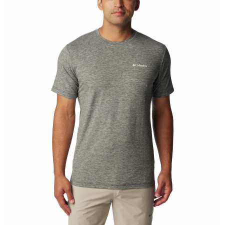 Herren-T-Shirt Columbia Kwick Hike™ Back Graphic SS Tee grau Black Heather, Moonscape
