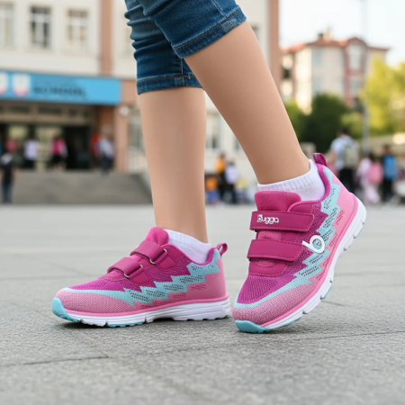 Kinder-Sneaker Bugga Tempe Pink