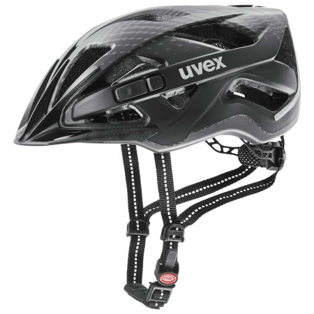 Fahrradhelm Uvex City Active schwarz Black Mat
