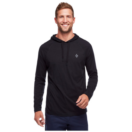 Herren-Sweatshirt Black Diamond Crag Hoody schwarz Black