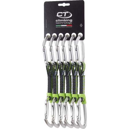 Express Climbing Technology Lime NY 12cm silber 6Stk silber