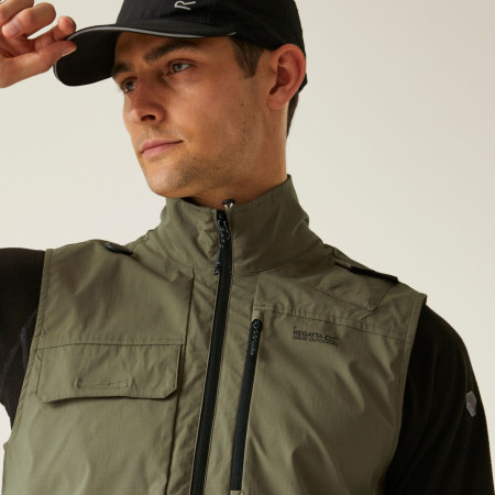 Herrenweste Regatta Travel Light Packaway B/W