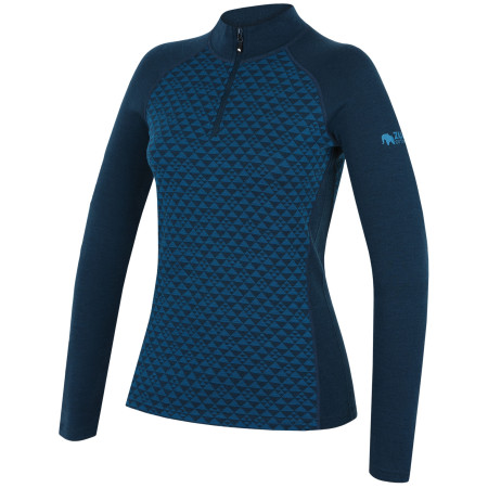 Damen-Funktionsshirt Zulu Merino 240 Zip Long