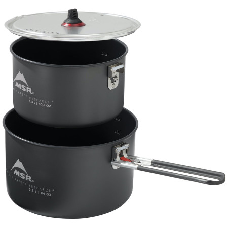 Geschirrset MSR Ceramic 2-Pot Set schwarz