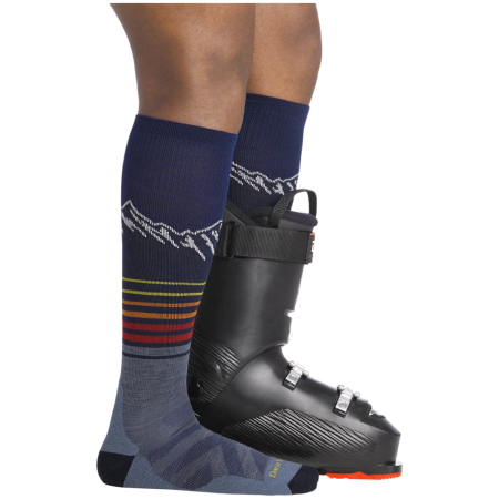 Herrensocken Darn Tough Steep Lines Otc Lightweight With Cushion
