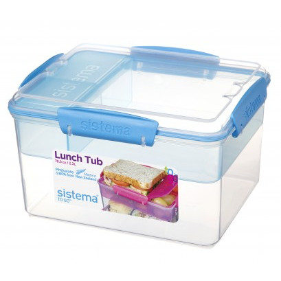 Lunchbox Sistema Sistema Lunch Tube To Go 2,3L hellblau