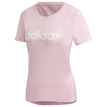 Damen-T-Shirt Adidas W D2M LO TEE rosa Trupnk