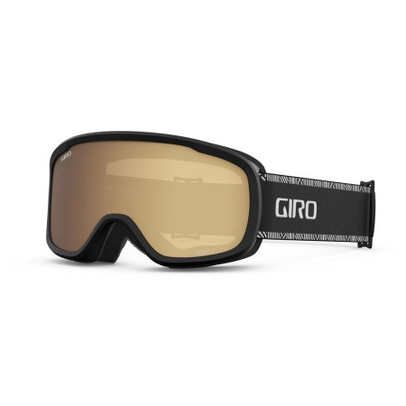 Damen Ski-Brille Giro Moxie schwarz Black White Chute Amber Gold/Yellow