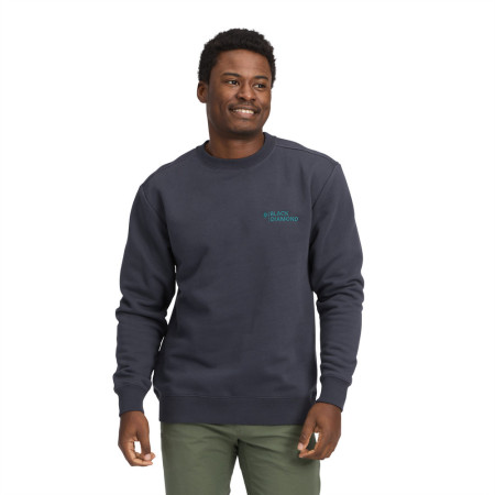 Herren-Sweatshirt Black Diamond M Mini Stacked Crewneck