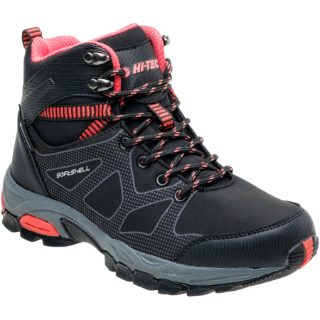 Damenschuhe Hi-Tec Fumiko mid wp wo´s schwarz Black/HotCoral