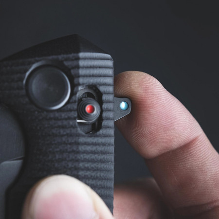 Klappmesser Acta non verba A400-BB, DLC, SL, ALOCK,G10 Black