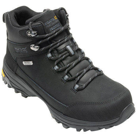 Damenschuhe Regatta Womens Burrell Leather Boot II schwarz Black