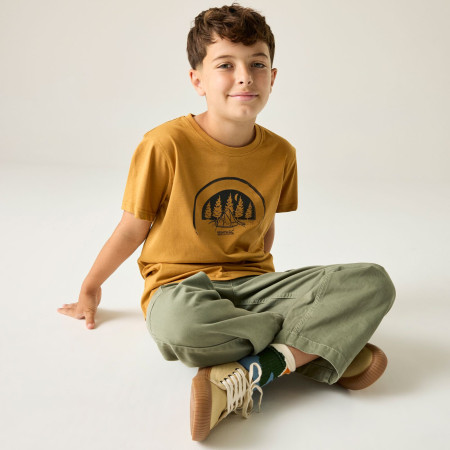 Kinder-T-Shirt Regatta Bosley Wood Brown