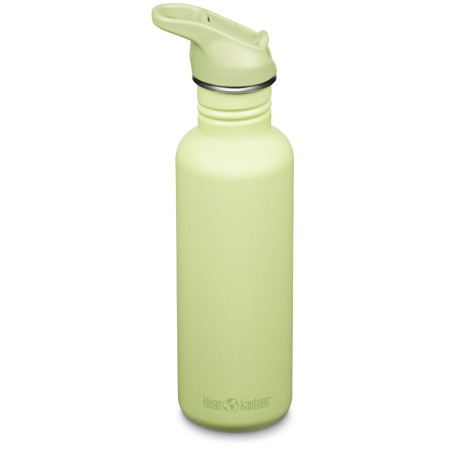 Edelstahlflasche Klean Kanteen Classic 800 ml (w/Flip Seal Sport Cap) hellgrün shadow lime