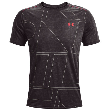 Herren-T-Shirt Under Armour Breeze 2.0 Trail Tee grau Jet Gray / Stone / Beta