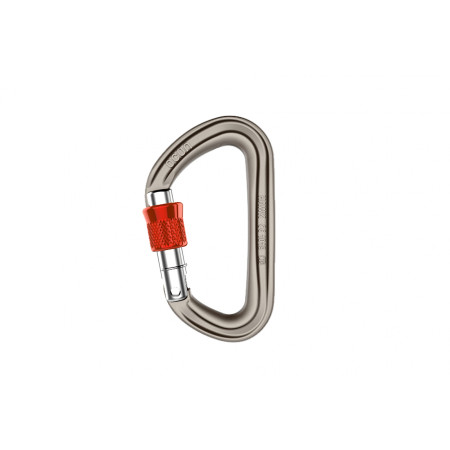 Karabiner Ocún Hawk Screw grau/rot