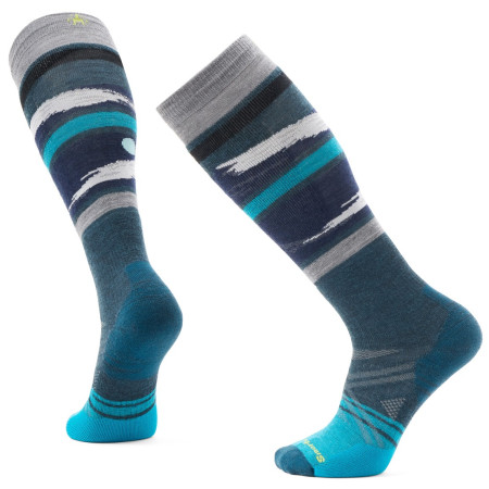 Ski-Socken Smartwool Ski Full Cushion Midnight Ski Pattern OTC blau Twilight Blue