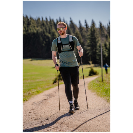 Herren-T-Shirt MOOA Merino Lyolite Waves 150 Short