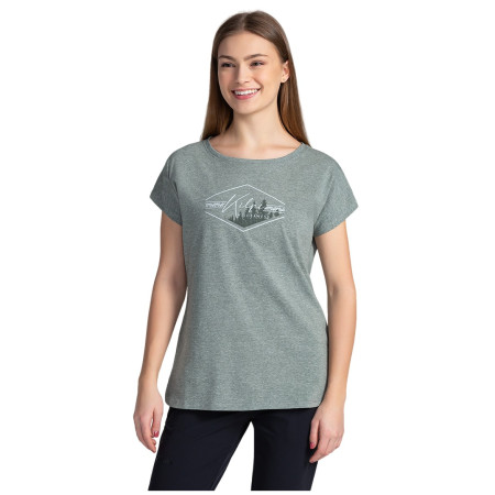 Damen-T-Shirt Kilpi Nellim dunkelgrün dark green