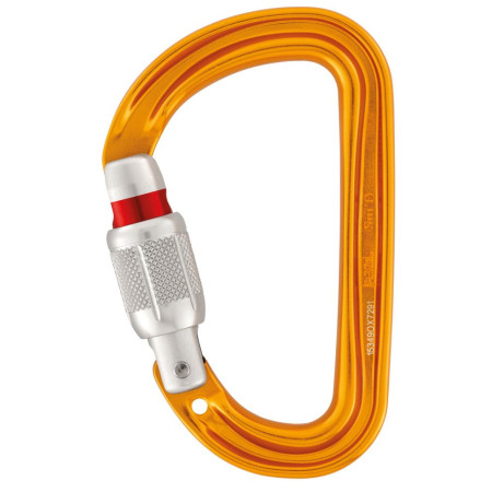 Karabiner Petzl Sm´D Screw Lock orange Orange