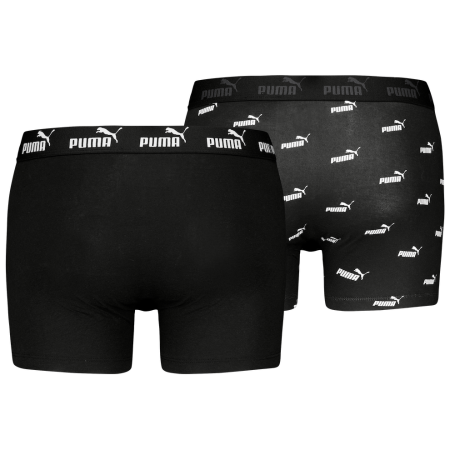 Herren-Boxershorts Puma Elements Logo Print Boxers 2P