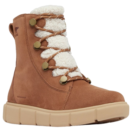 Damen Winterschuhe Sorel Explorer™ III Joan Cozy Wp braun Velvet Tan, Canoe