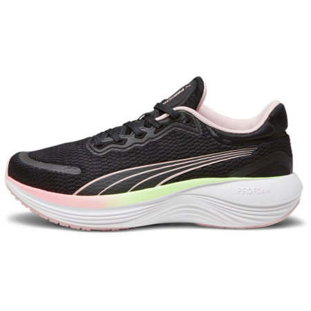 Laufschuhe Puma Scend Pro schwarz/rosa Frosty Pink-Speed Green- White