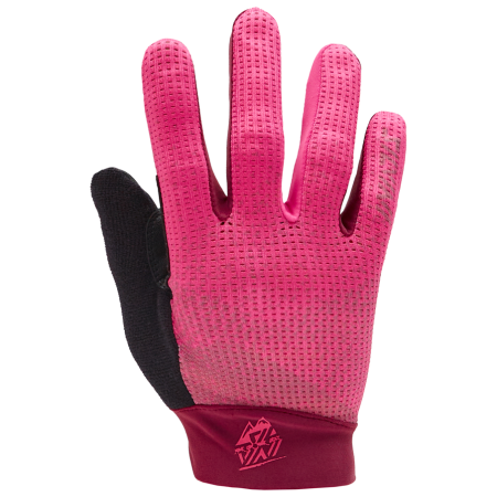 Kinder-Fahrradhandschuhe Silvini Calvi rosa/lila plum-fuchsia