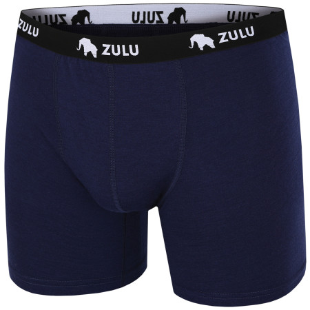 Herren-Boxershorts Zulu Merino 160 6in blau navy