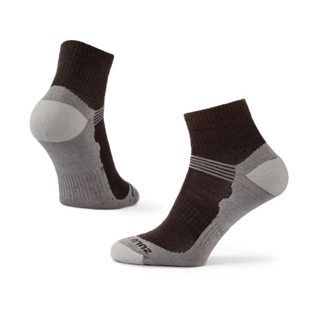 Socken Zulu Merino Lite grau/braun grey/brown