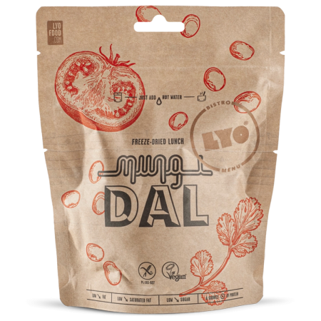 Trekkingnahrung Lyo food Mungobohnen nach indischer Art mit Tomatensauce 270 g