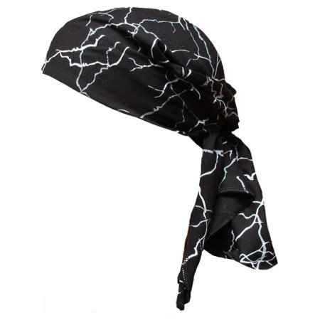 Multifunktionstuch Progress Šátek D Sat Tisk 9BG schwarz PatternBlackLightning