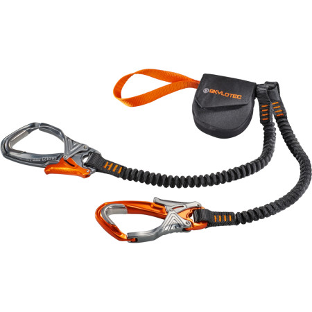 Klettersteigbremse Skylotec Skyriser schwarz/orange