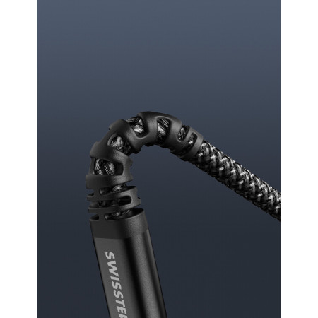 Lade- und Datenkabel Swissten Kevlar USB-C/Lightning 1,5 m